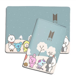 BTS ARMY Passport Cover Case Wallet 