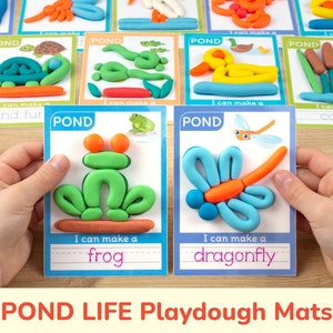 Playdough Mats for Play Dough Activities / Bundle Playdough Scenes