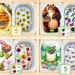 Flisat Insert Growing Bundle: Set of Printable Templates for Sensory ...