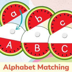 Rompecabezas de alfabetos en mayúsculas y minúsculas. Rompecabezas de letras mayúsculas y minúsculas imprimibles. Niño pequeño, preescolar, prekínder