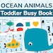 Ocean Animals Printable Busy Book. Under the Sea Learning Quiet ...