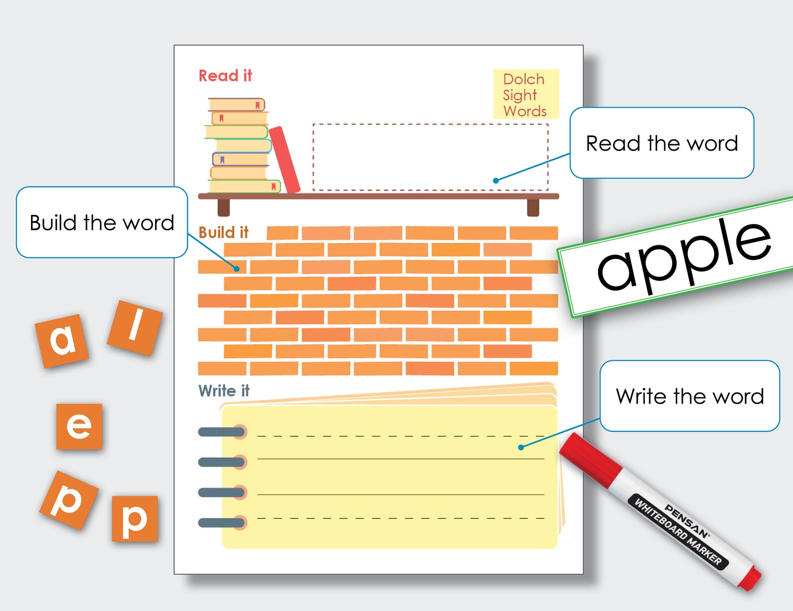 Nouns DOLCH Sight Words Printable. Printable Sight Word Bingo - Etsy