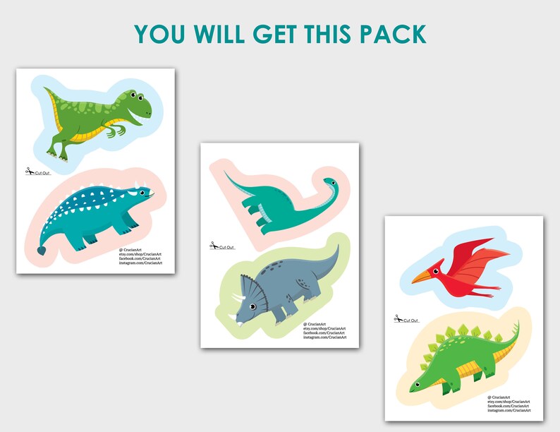 Dinosaur printable lacing cards fine motor skills tying etsy