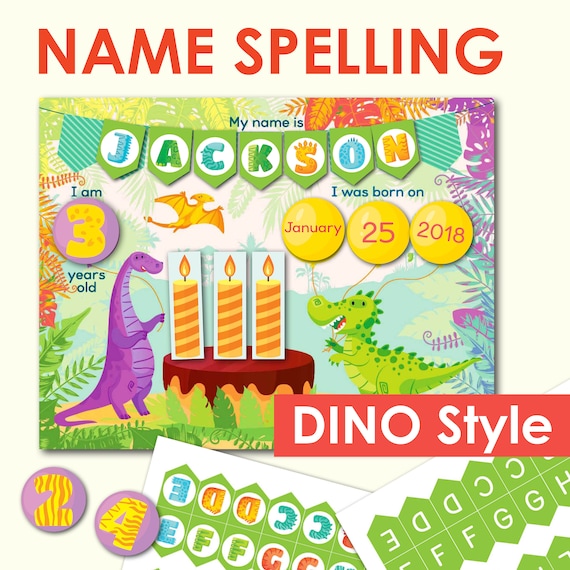What Is Your Dinosaur Name Free Printable