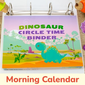 DAILY CALENDAR Morning Binder. Circle Time Printable Learning Workbook. Homeschool, Preschool, Pre-K, Kindergarten Morning Time Curriculum