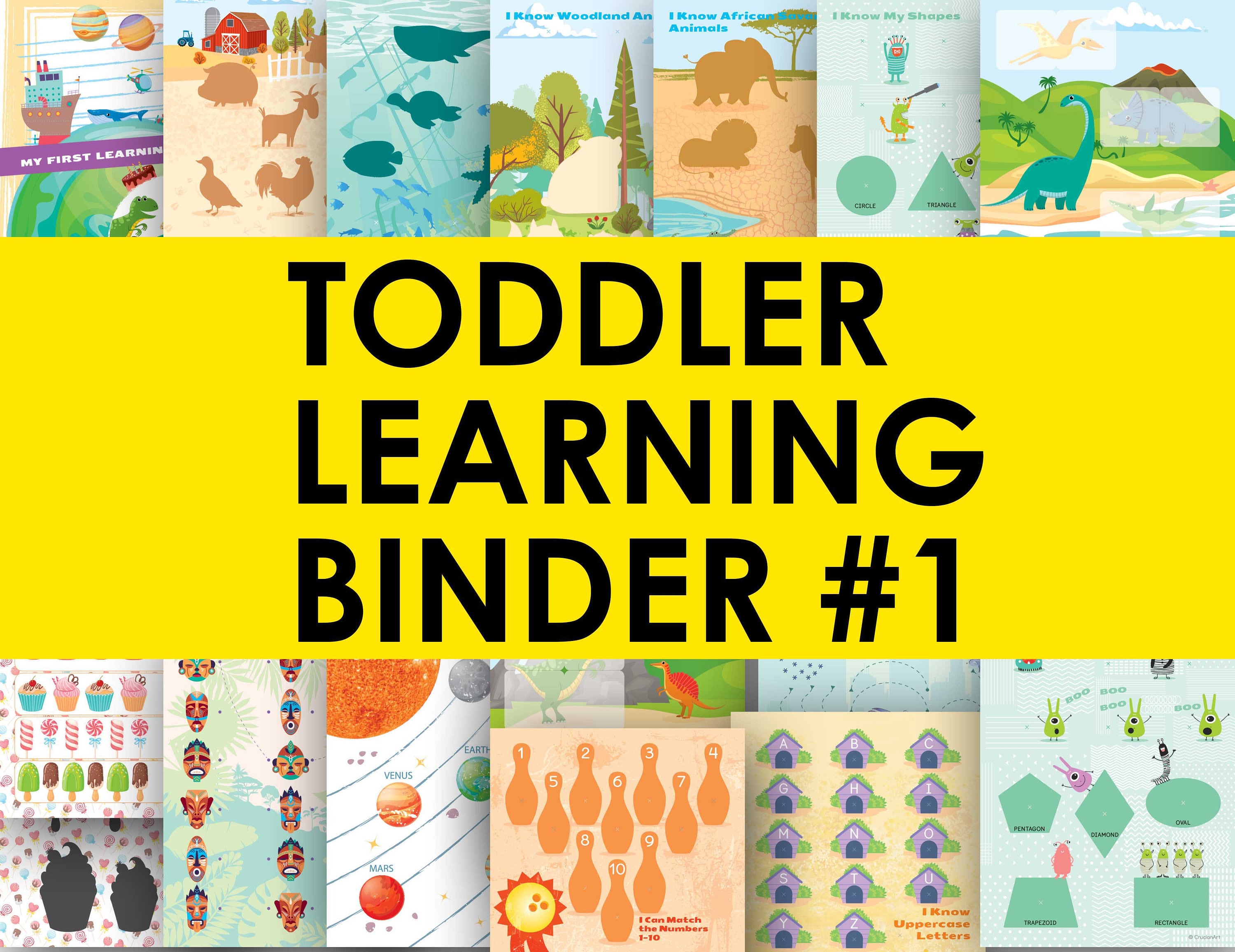 Free Printable Toddler Activity Binder