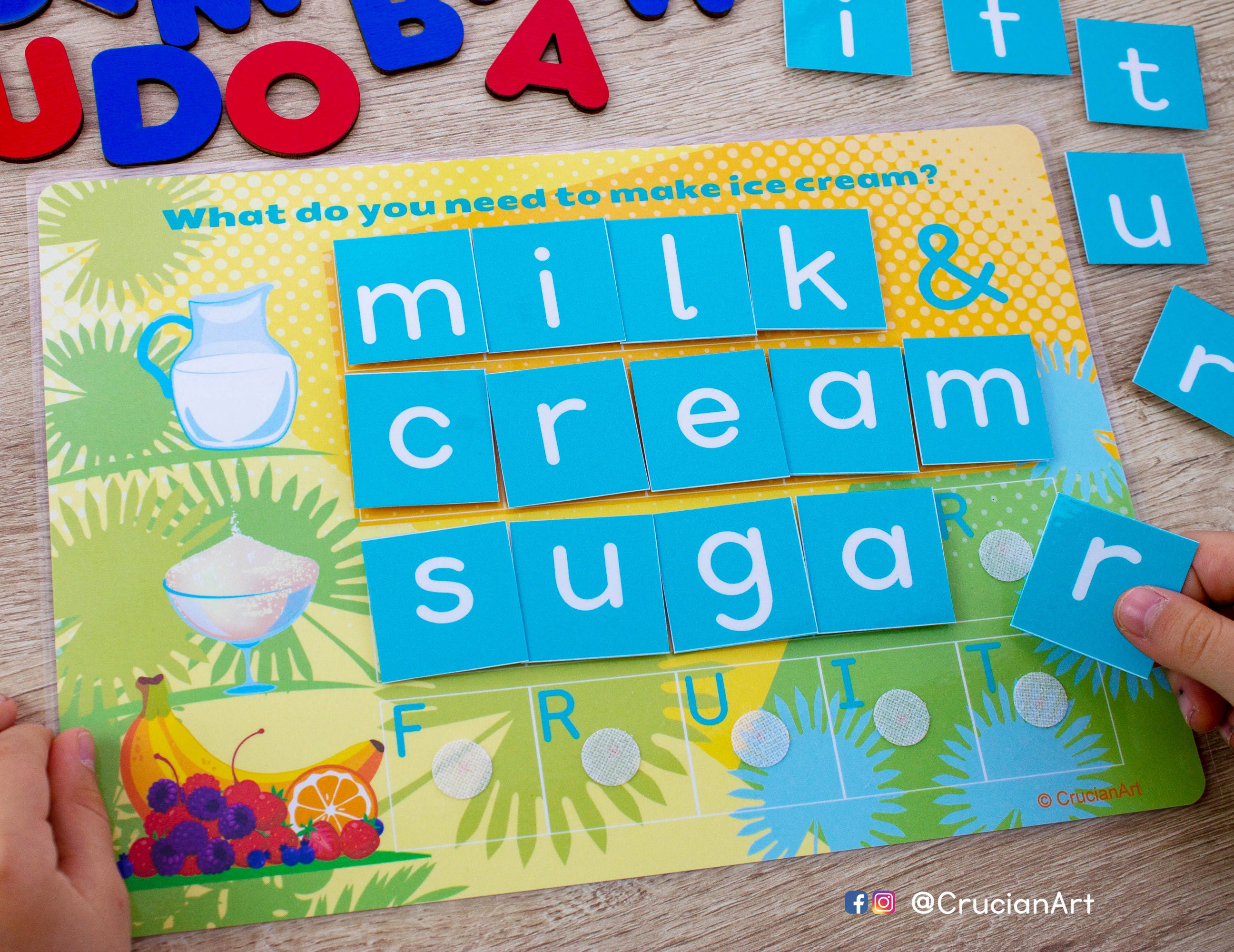 ICE CREAM Printable Busy Book. Preschool & Toddler Learning Etsy