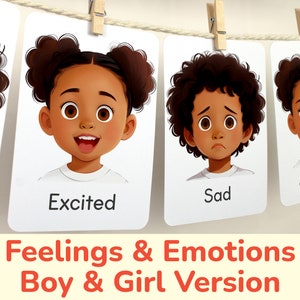 Emotionen und Gefühle Karteikarten. Druckbare Lern Karteikarten. Preschool, Homeschooling Visuelle Materialien. Lernmittel für das Klassenzimmer
