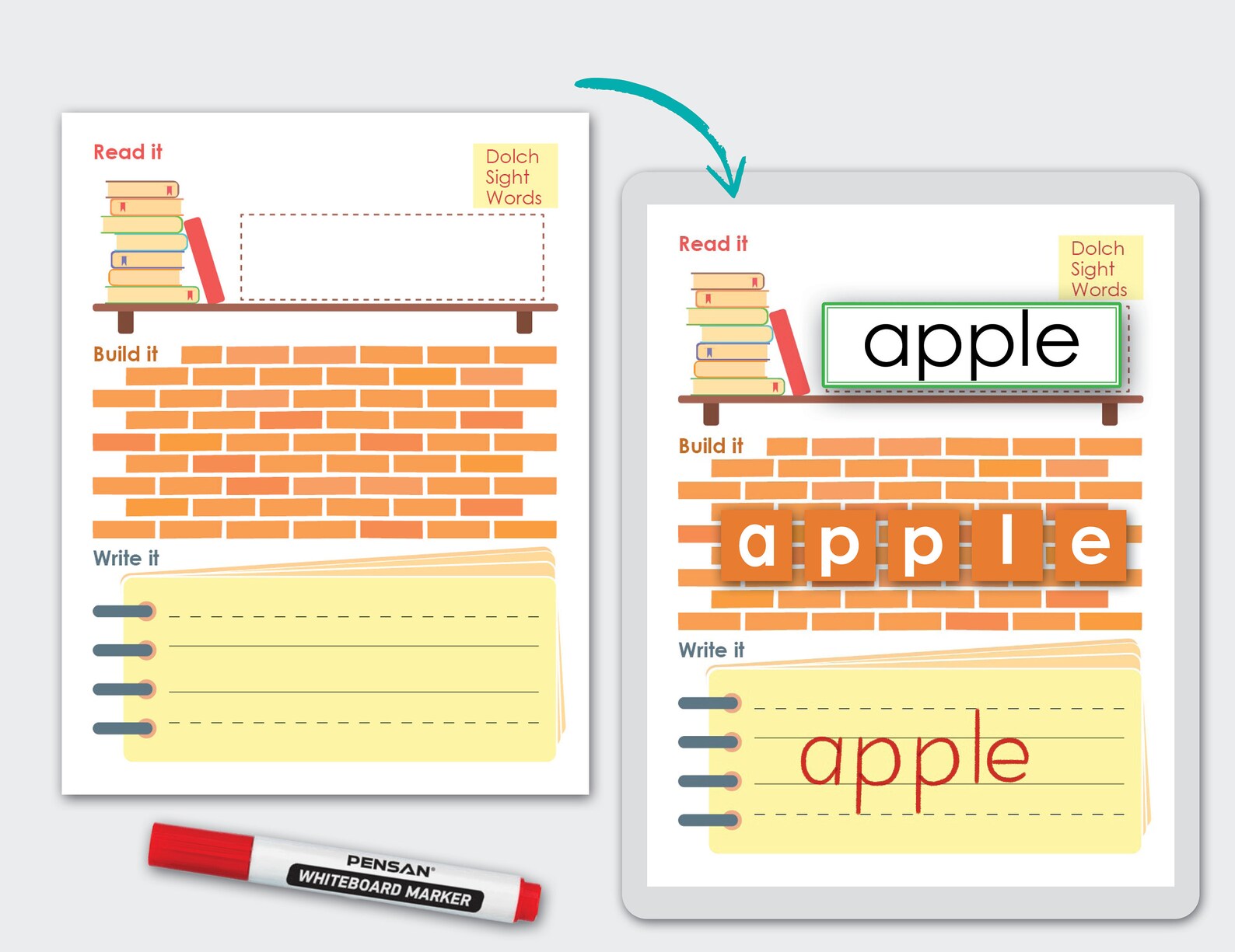 Nouns DOLCH Sight Words Printable. Printable Sight Word Bingo - Etsy