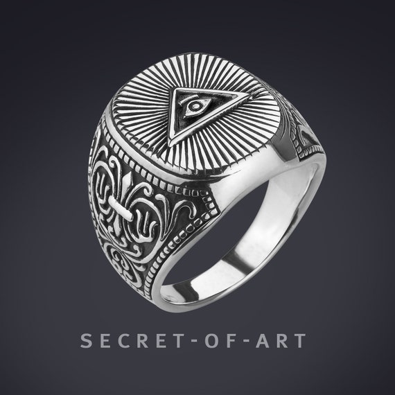 Mens illuminati best sale rings