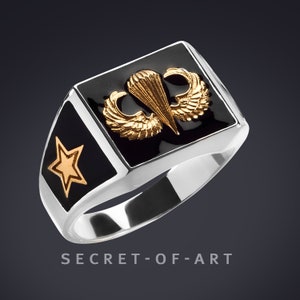 Airborne Wings Ring - Etsy