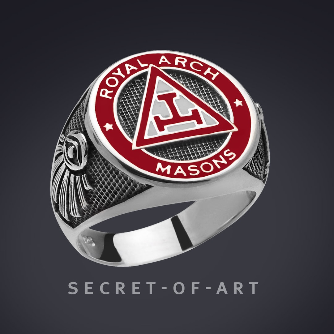 Royal Arch Ring Masonic Freemason Signet Ring Jewelry Mason