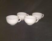 Set of four Hazel Atlas, Crinoline cups
