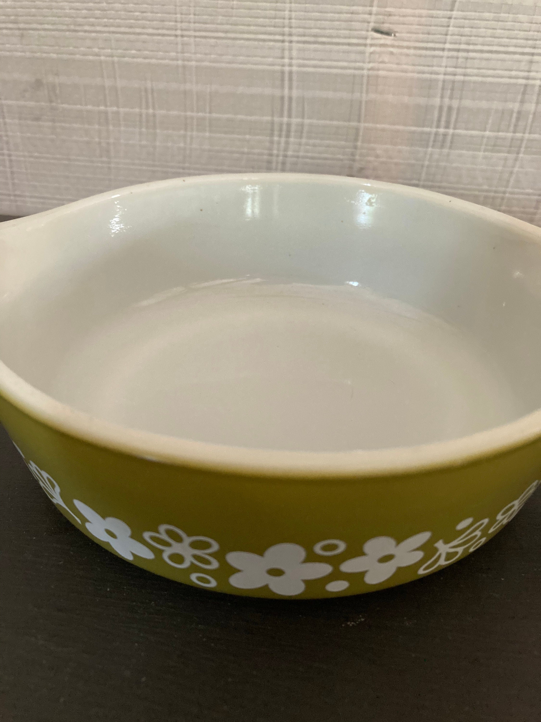 Vintage Pyrex 471 Crazy Daisy dish Etsy
