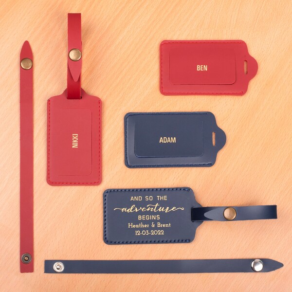 Wedding Luggage Tags Etsy