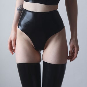 Custom made Latex Rubber Super High Waist Knickers/Panties