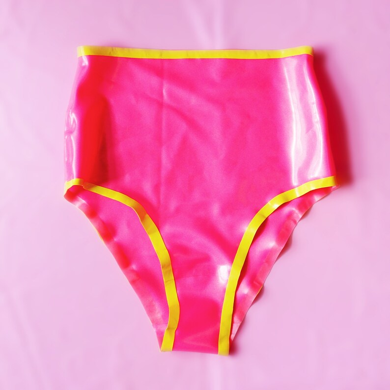 Custom made Latex Rubber Super High Waist Knickers/Panties Etsy