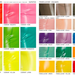 a color chart of different shades of paint