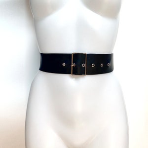 Basic Latex Rubber Waist Corset Belt With Silver or Gold - Etsy UK