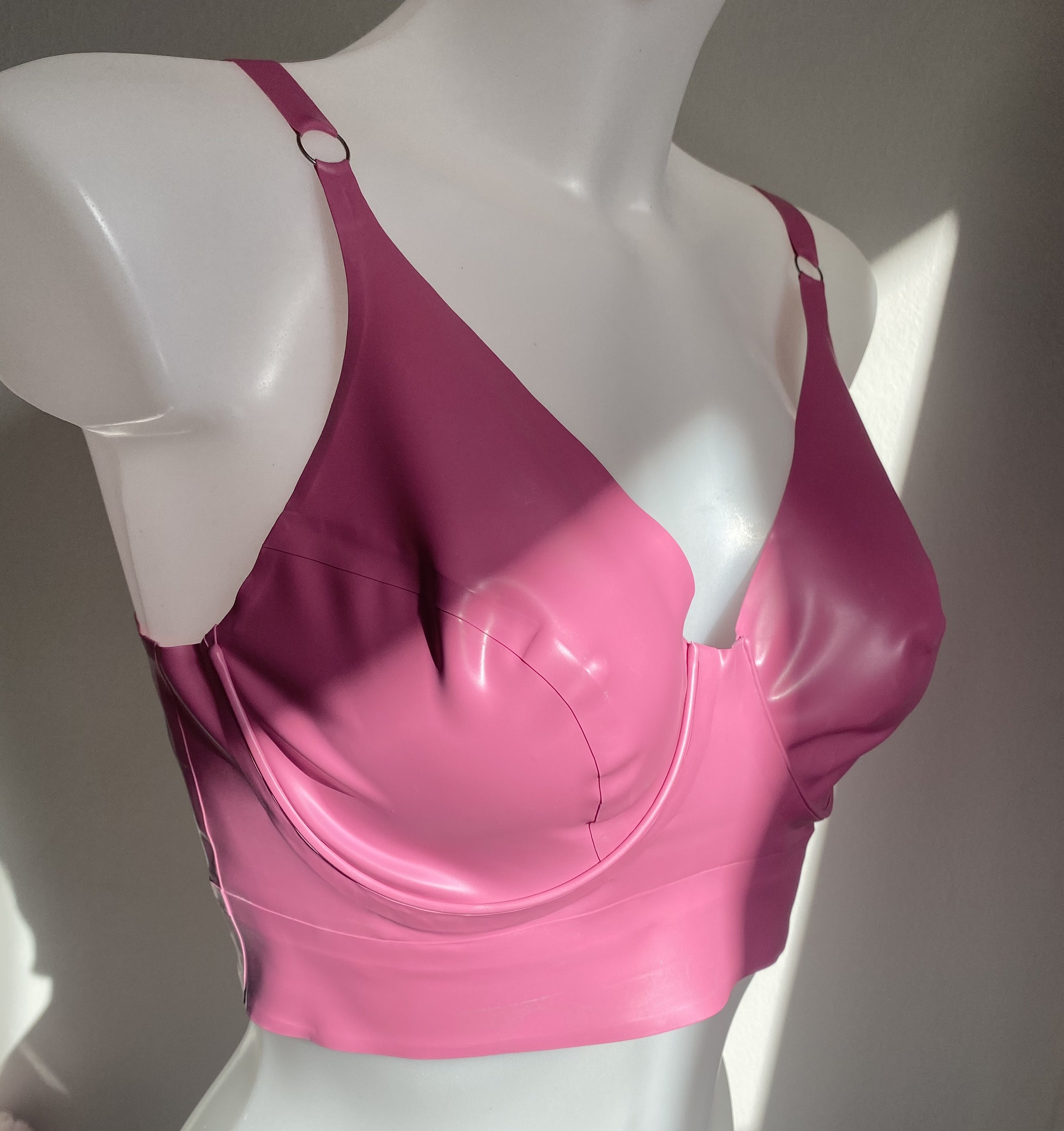 Custom Made Latex Rubber Bra With Underwire in Any Colour Etsy UK