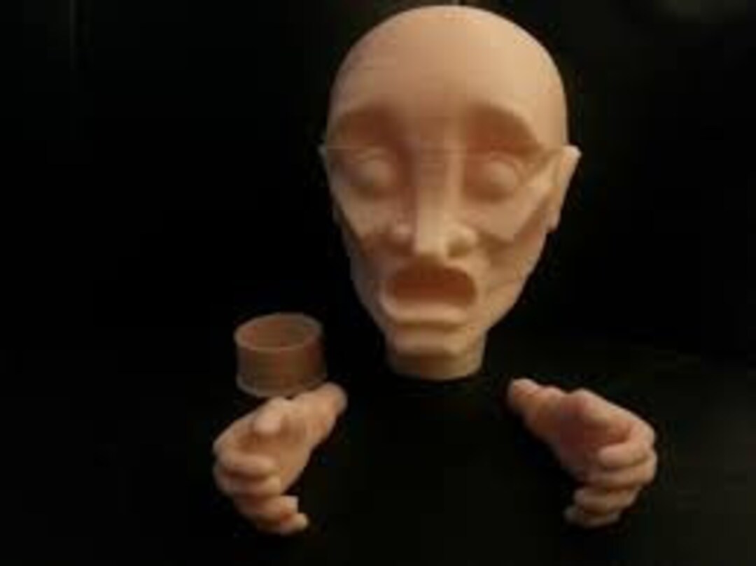 Puppet Master Jester Shocked Raw 3D Print Replica Basic Kit Etsy