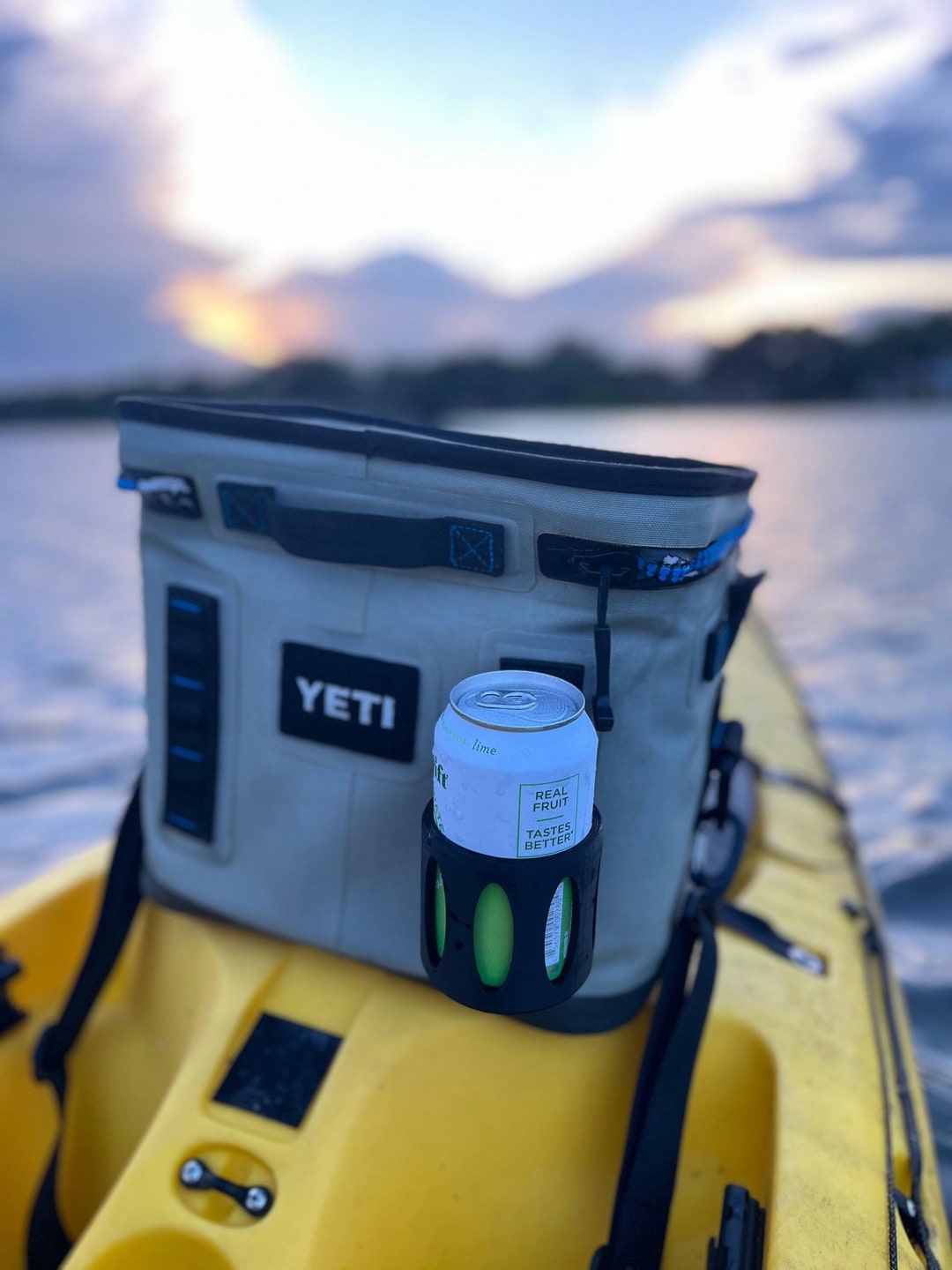 Kayak Cup Holder: Yeti Cooler Accessory for Kayaking Camping