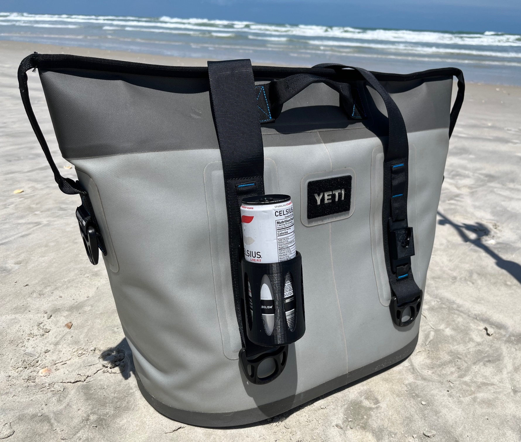 Yeti Hopper Cupholder Attachment | Slim Can Holder For Yeti Cooler | Yeti Flip Cup Holder | Cupholder Yeti Accessory | Slim Can Cup Holder