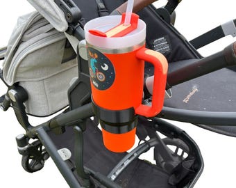 Uppababy Vista V2 Vista V3 Stroller Accessory: Cup Holder for Stanley 40oz Quencher H2.0 Flowstate Handle Mug