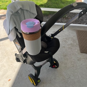 Doona Cupholder Accessories | Cup Holder for Doona Stroller  | Doona Accessory Gift | Stroller Handle Cupholder Accessory | Gift for New Mom