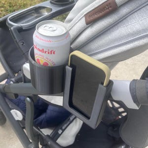 Uppababy Vista V3 Vista V2 Accessories | Cup Holder + Phone Holder for Uppababy Stroller | Uppababy Vista V3 V2 Handle Cup Holder Accessory