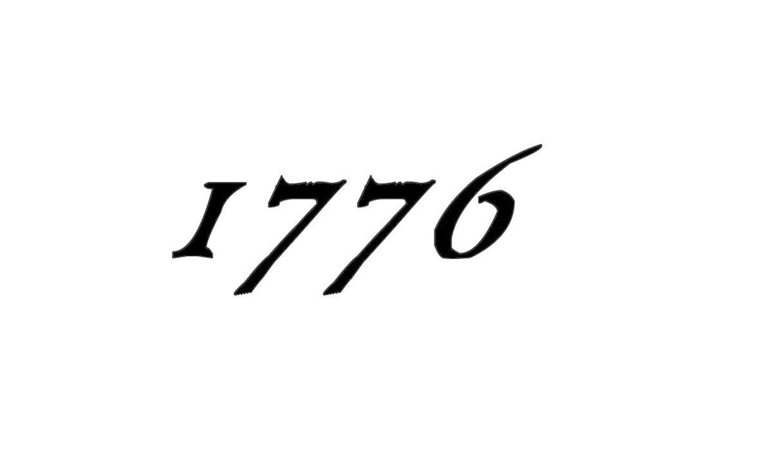 1776 Window Decal - Etsy