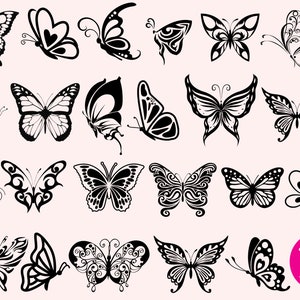Butterfly svg, butterfly bundle, butterfly clipart, butterfly cricut, SVG, PNG, DXF