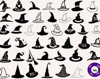 Witch Hat SVG,Witch SVG,Witch Hat Cut File,Witch Hat eps,Witch Hat dxf,Halloween svg,Halloween dxf,Halloween cricut, Halloween cut files