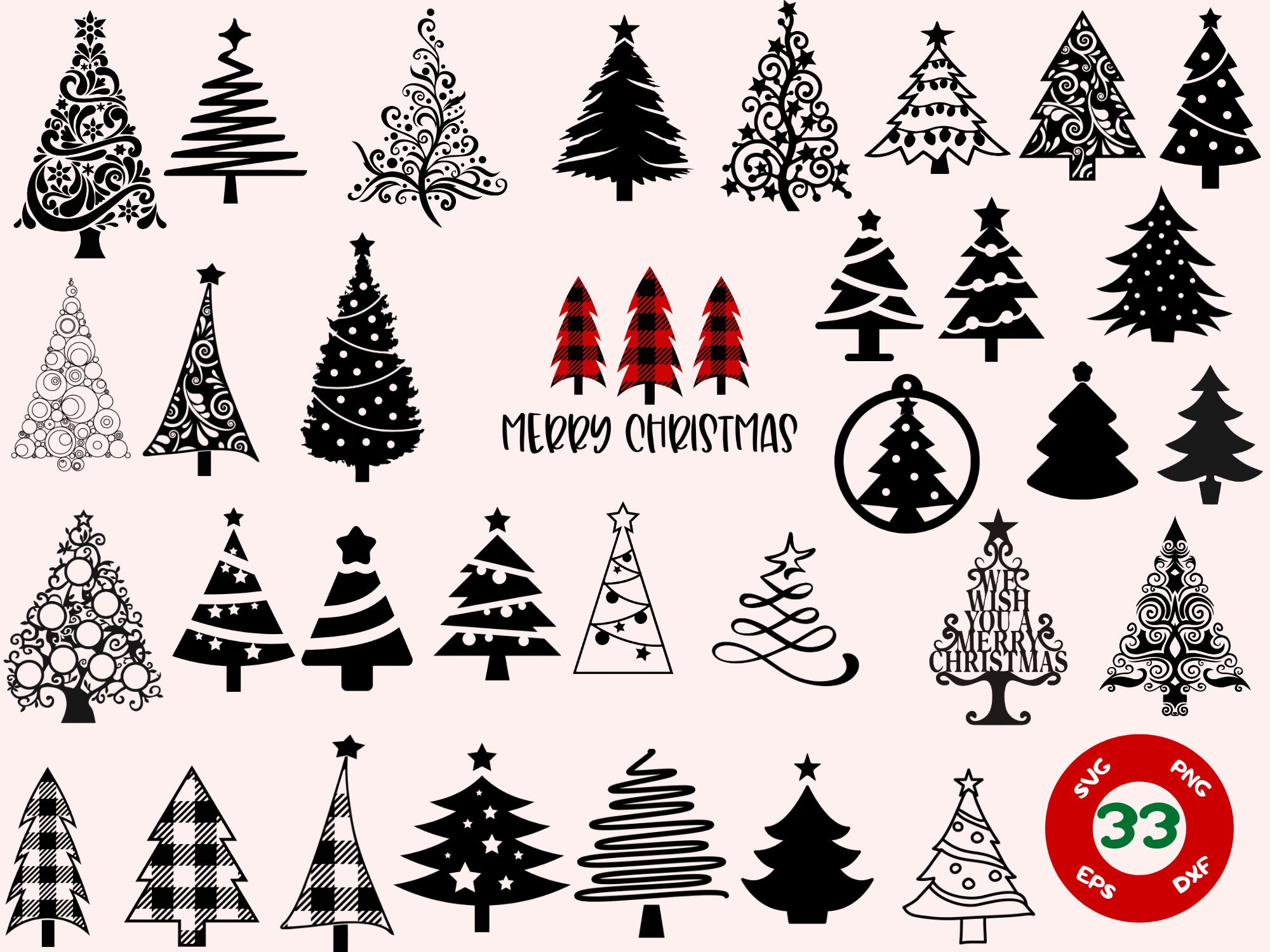 Christmas Tree Svg, Christmas Tree Cut File Svg,tree Christmas Svg