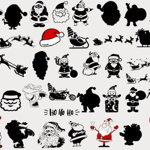 Santa SVG, Santa Face SVG, Christmas SVG, Santa Cut File, Santa Face Clip Art, For Cricut | svg png eps