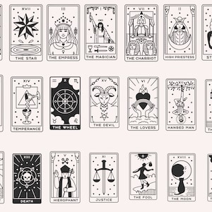 Cartas del tarot Svg, Tarot de brujas svg, Arcanos mayores svg, Tarot Celestial Svg, Sol svg, Adivino Svg, Tarot deck Svg, , Eps, Dxf, Png