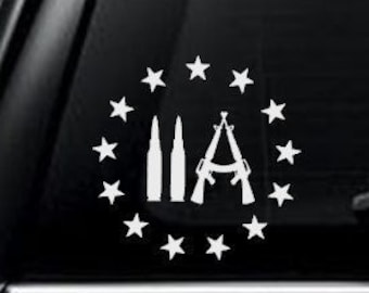 2A SECOND AMMENDMENT sticker Decal, free shipping
