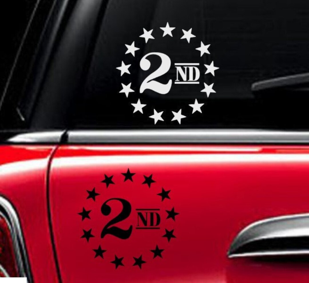 2A SECOND AMMENDMENT Sticker Decal, Free Shipping - Etsy