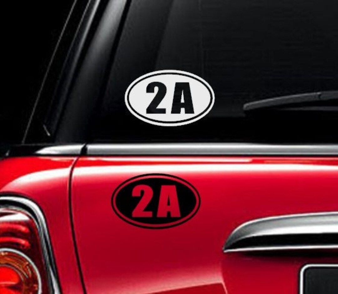 2A SECOND AMMENDMENT Sticker Decal, Free Shipping - Etsy