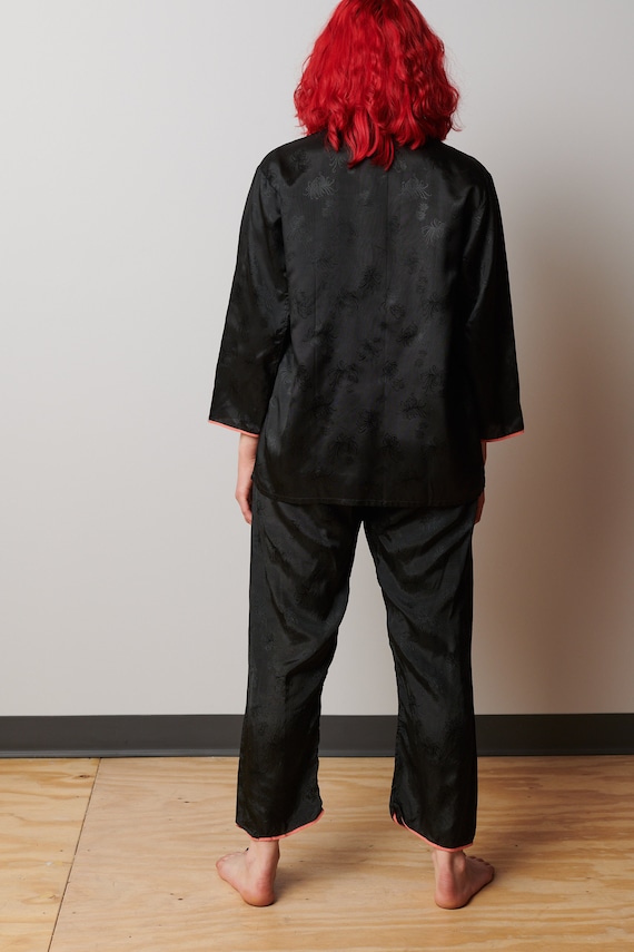 Embroidered Pajama Set (M) - image 4