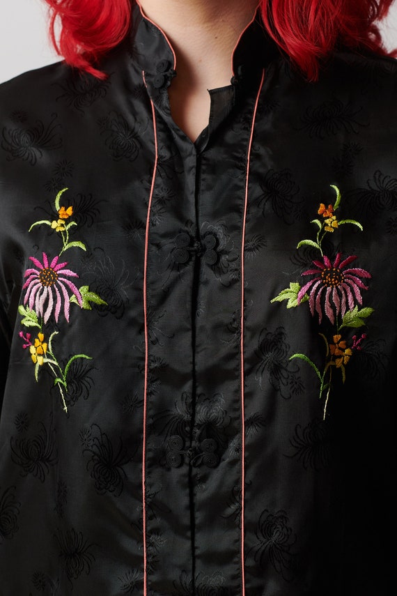 Embroidered Pajama Set (M) - image 5