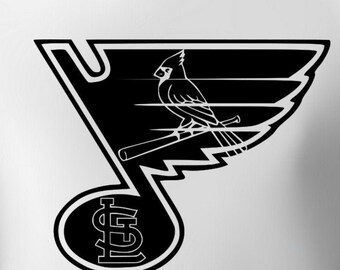 St Louis Blues Svg Etsy