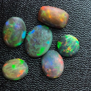 Genuine Ethiopian Welo Opals Loose Gemstones, Natural Untreated 15.29 carats, Round Shape High Quality Opal Stones for Jewelry Making