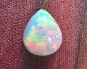 Natürlicher äthiopischer Opal Strahlende Form Cabochon Lose Edelstein Für Die Herstellung Von Schmuck 5 Ct. 17X9X7 Mm S-937