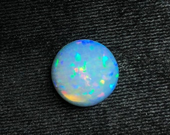 Natural Round 9.21 Carat pin Fire Big blue Opal Gemstone for pendant, Big 16 MM Round Ethiopian Welo Opal For solitaire ring, AAA round opal