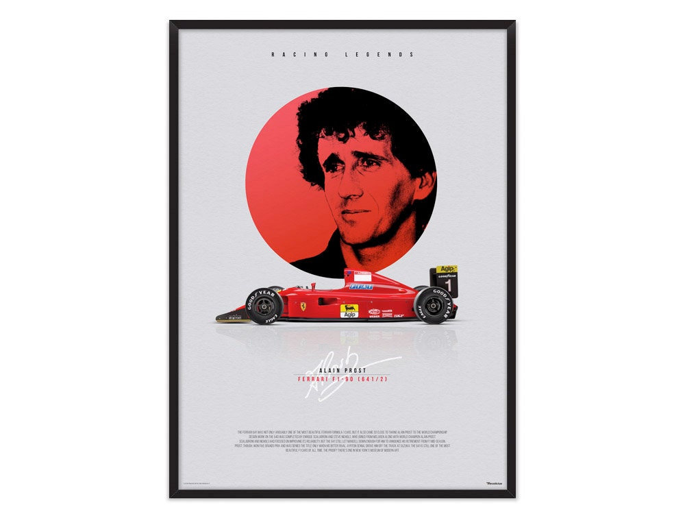 イタリア製☆ Alain Prost フェラーリ アランプロスト キーホルダー 