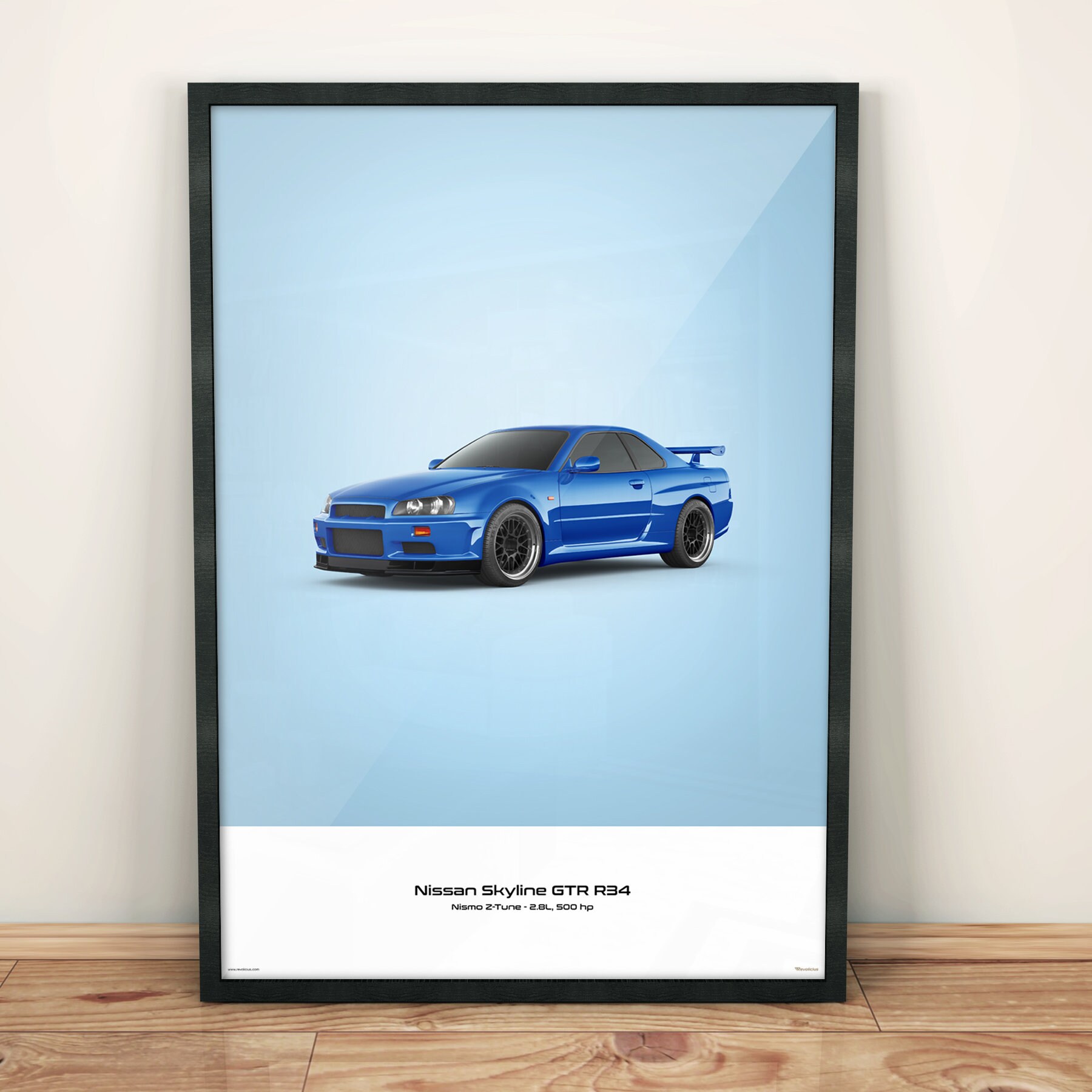 Nissan Skyline GTR R34 Car Poster - Etsy UK