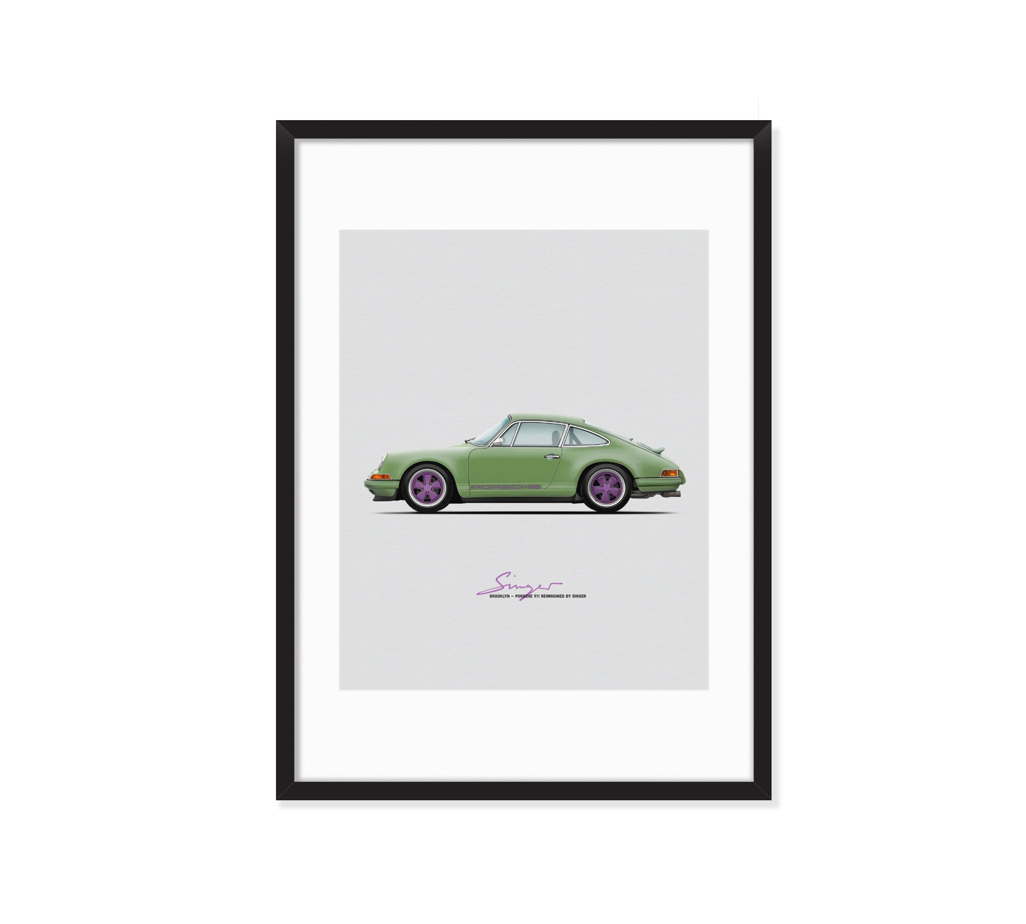 Brooklyn Porsche 911 Reimagined by Singer car poster - Etsy 日本