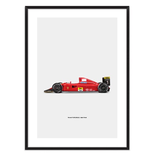 Ferrari F1 Race Poster Canvas Printing Wall Decor Gift Idea Etsy