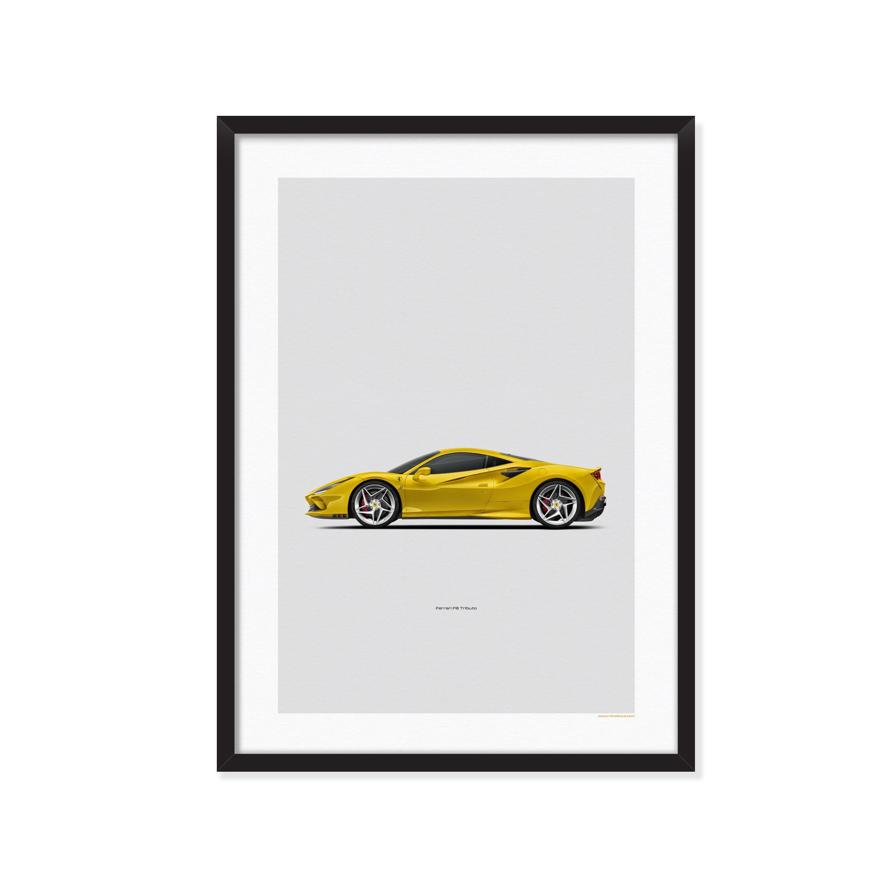 フェラーリ F8 トリブート - 車のポスター - Etsy 日本